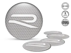 VW Adesivi su Ruote Loghi Cupola Resina Emblemi